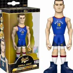 NBA Basketball - Nikola Jokic Denver Nuggets Away Uniform 5" Gold Premium Vinyl Figure