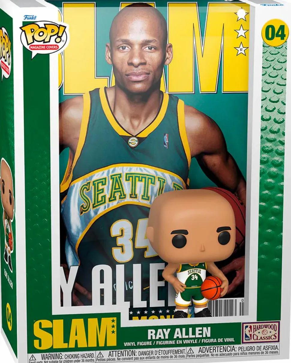 NBA Basketball - Ray Allen SLAM Pop! Magazine Cover Vinyl Figure