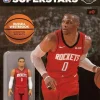 NBA Basketball - Russell Westbrook Houston Rockets Supersports ReAction 3.75” Action Figure