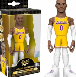 NBA Basketball - Russell Westbrook L.A. Lakers 2021 Championship Edition Jersey 5" Gold Premium Vinyl Figure