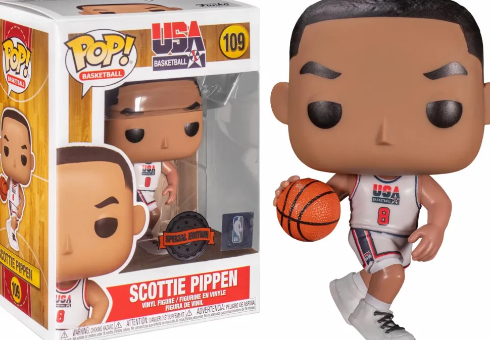 NBA Basketball - Scottie Pippen 1992 Team USA Jersey Pop! Vinyl Figure