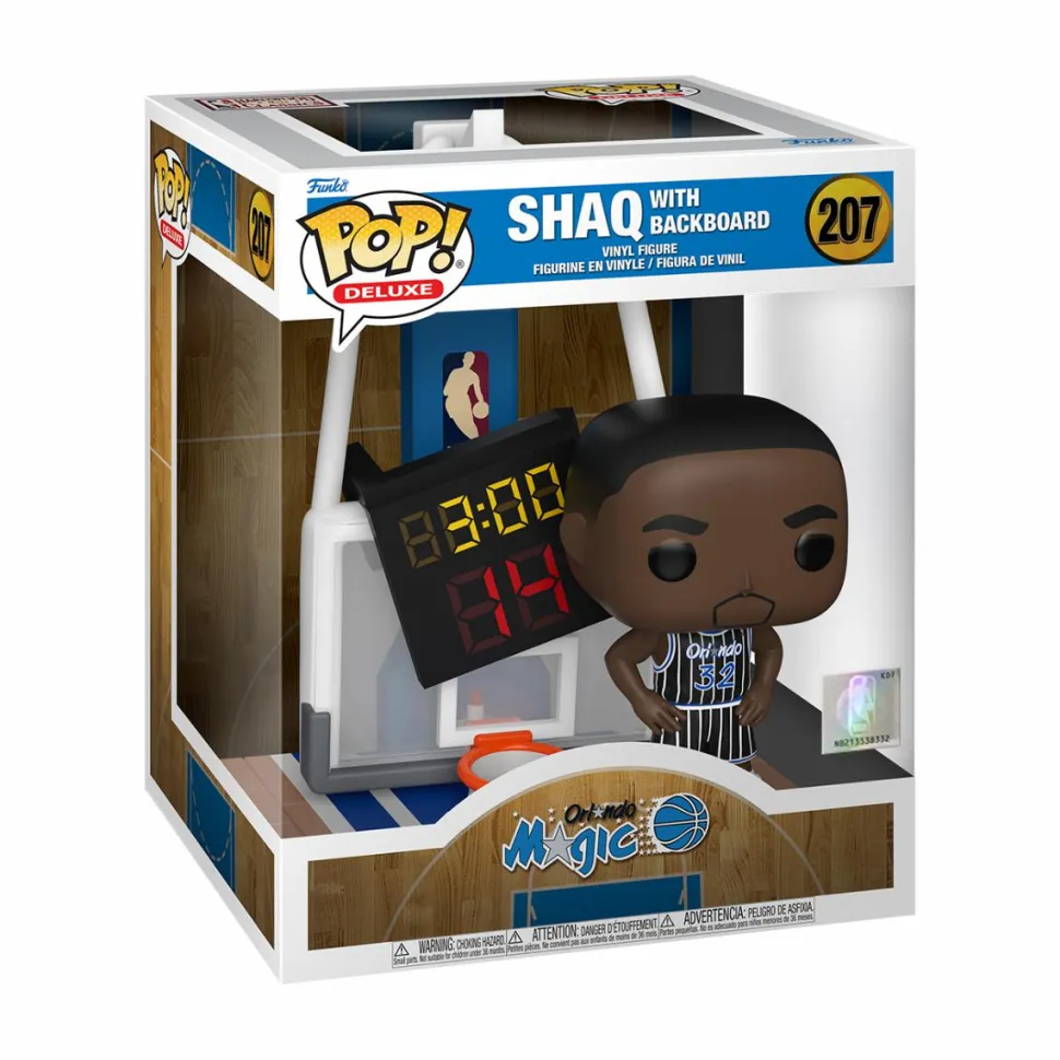 NBA Basketball - Shaq with Backboard (Orlando Magic) Deluxe Pop! Vinyl Figure