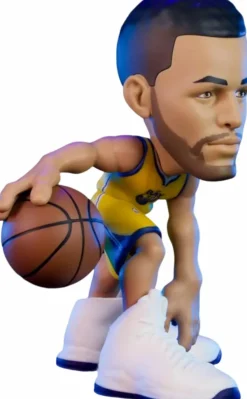 NBA Basketball - Stephen Curry Golden State Warriors (Yellow Jersey) smAll-Stars Minis 6" Vinyl Figure