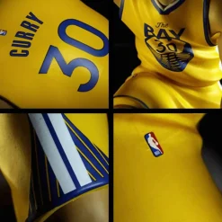 NBA Basketball - Stephen Curry Golden State Warriors (Yellow Jersey) smAll-Stars 12