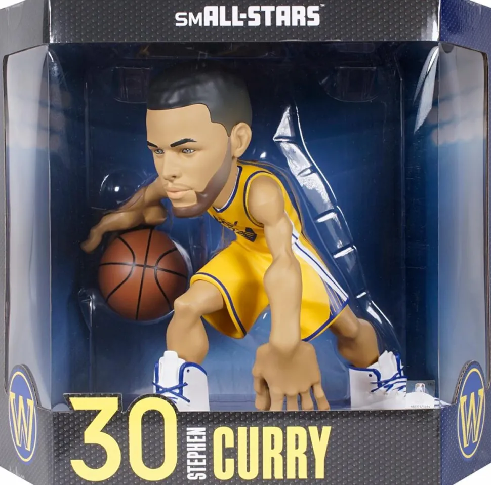 NBA Basketball - Stephen Curry Golden State Warriors (Yellow Jersey) smAll-Stars 12" Vinyl Figure