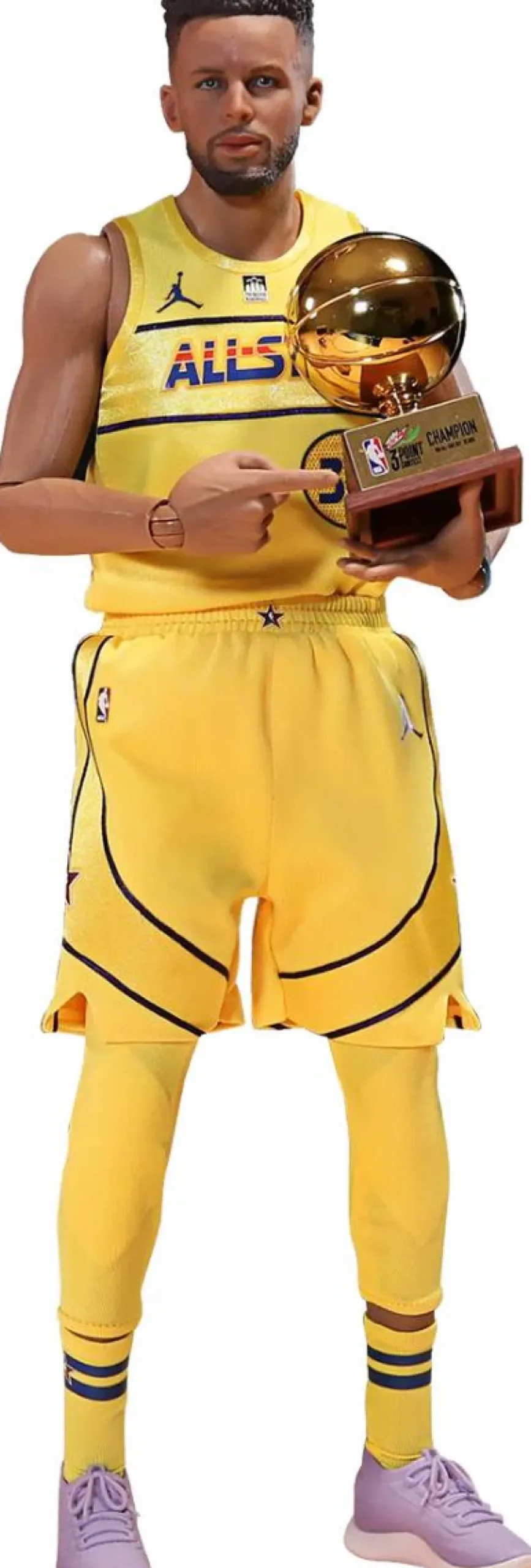 NBA Basketball - Stephen Curry All-Star 2021 1/6th Scale Action Figure