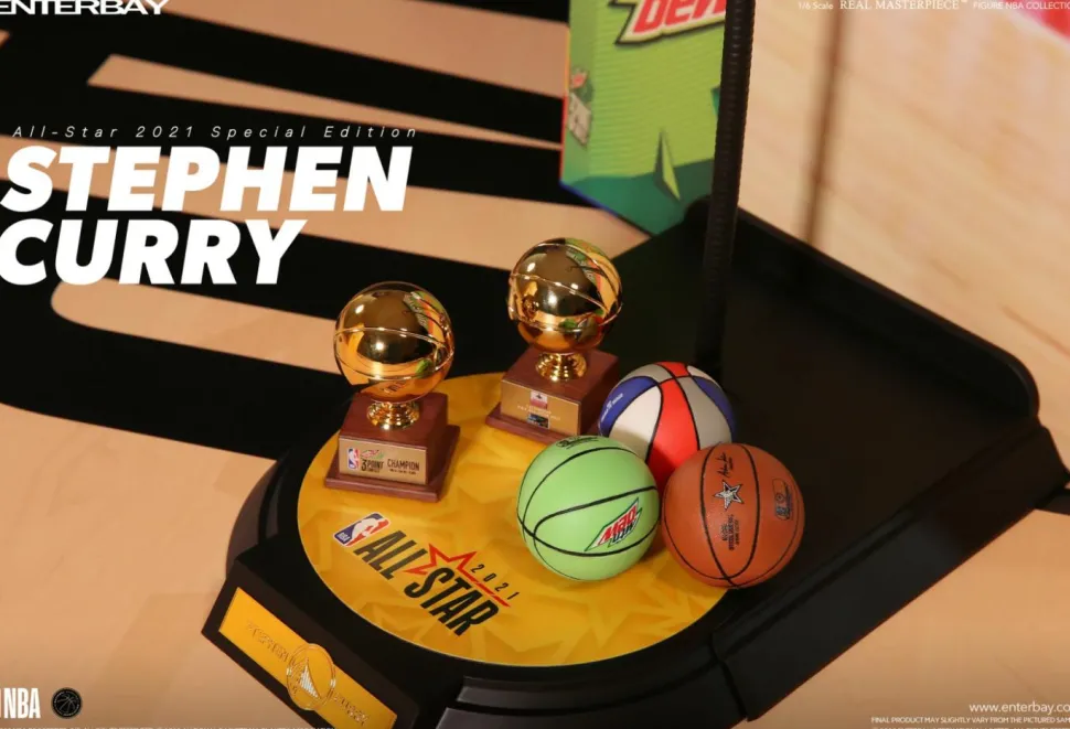 NBA Basketball - Stephen Curry All-Star 2021 1/6th Scale Action Figure