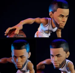 NBA Basketball - Stephen Curry Golden State Warriors (White Jersey) smAll-Stars 12" Vinyl Figure