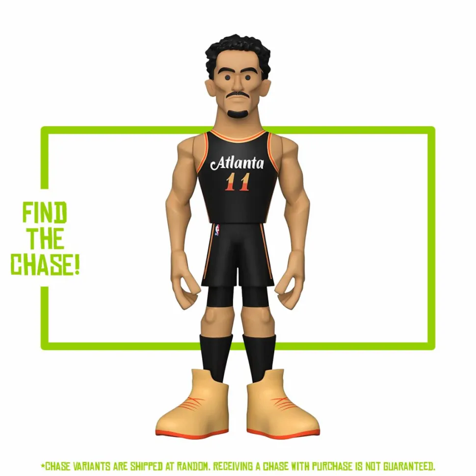 NBA Basketball - Trae Young Atlanta Hawks 12” Gold Premium Vinyl Figure