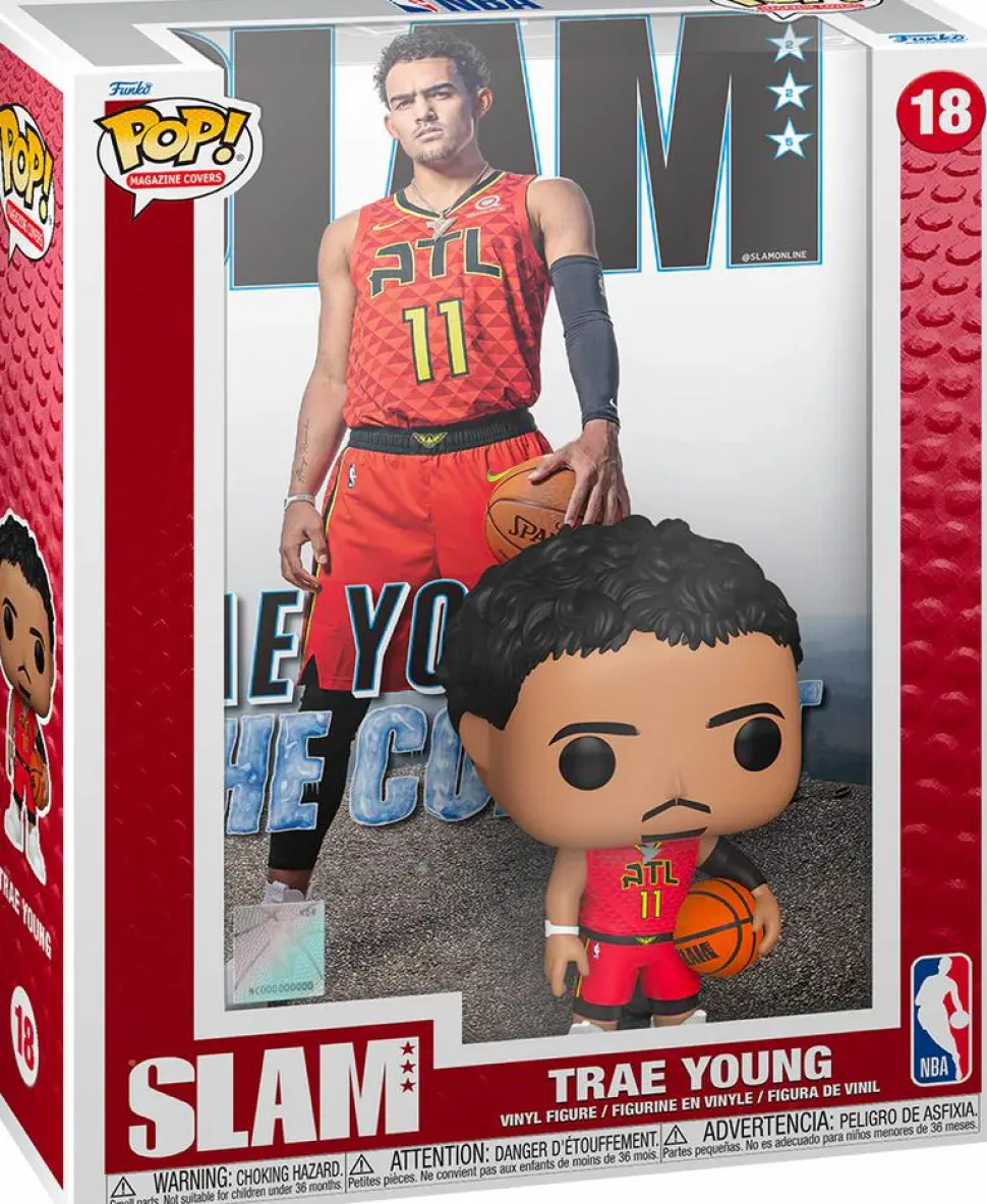 NBA: Basketball - Trae Young SLAM Pop! Magazine Cover Vinyl Figure