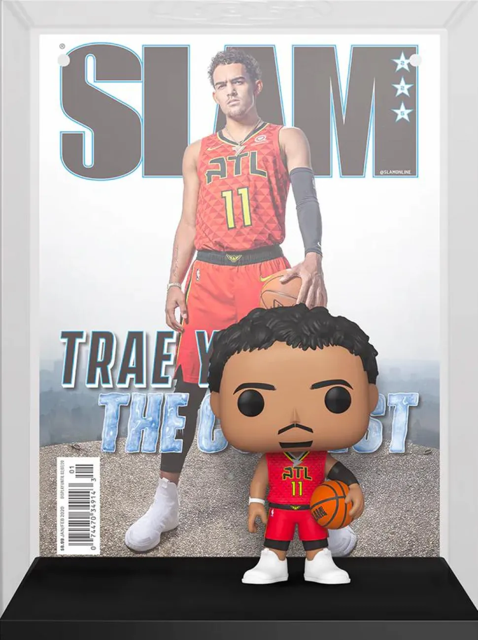 NBA: Basketball - Trae Young SLAM Pop! Magazine Cover Vinyl Figure