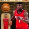 NBA Basketball - Zion Williamson New Orleans Pelicans Red Statement Supersports ReAction 3.75” Action Figure