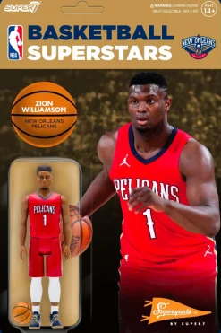 NBA Basketball - Zion Williamson New Orleans Pelicans Red Statement Supersports ReAction 3.75” Action Figure