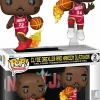 NBA Basketball: Jam - Clyde Drexler & Hakeem Olajuwon 8-Bit Pop! Vinyl 2-Pack
