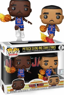 NBA Basketball: Jam - Patrick Ewing & John Starks 8-Bit Pop! Vinyl 2-Pack