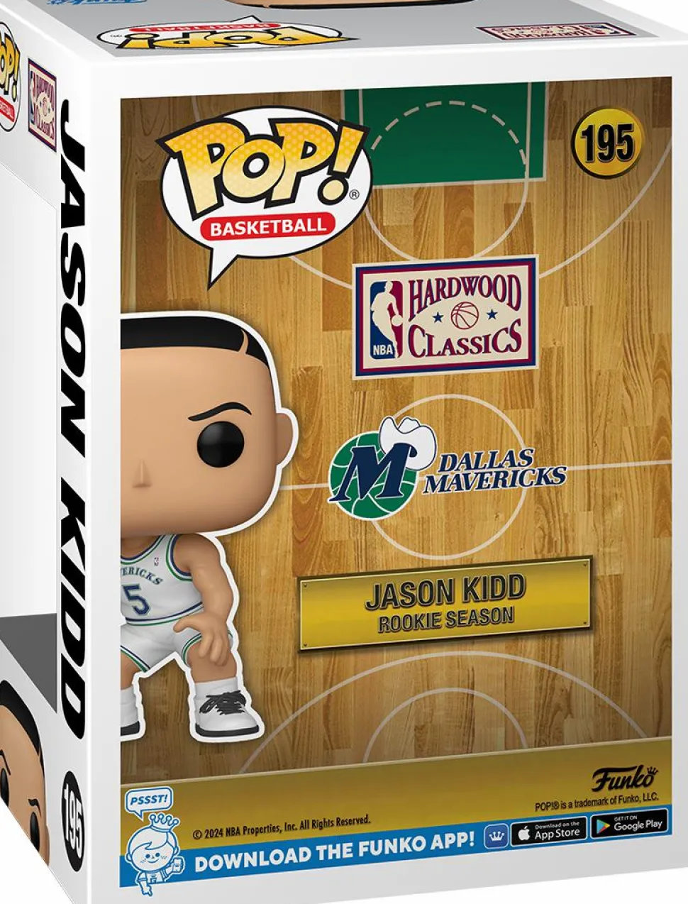NBA Basketball: Rookie Season - Jason Kidd Dallas Mavericks Pop! Vinyl Figure