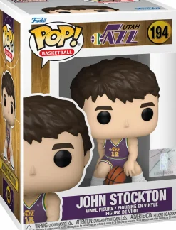 NBA Basketball: Rookie Season - John Stockton Utah Jazz Pop! Vinyl Figure
