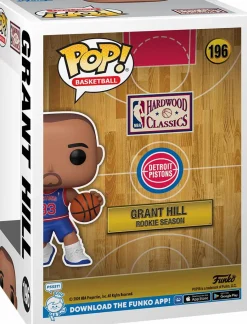 NBA Basketball: Rookie Season - Grant Hill Detroit Pistons Pop! Vinyl Figure