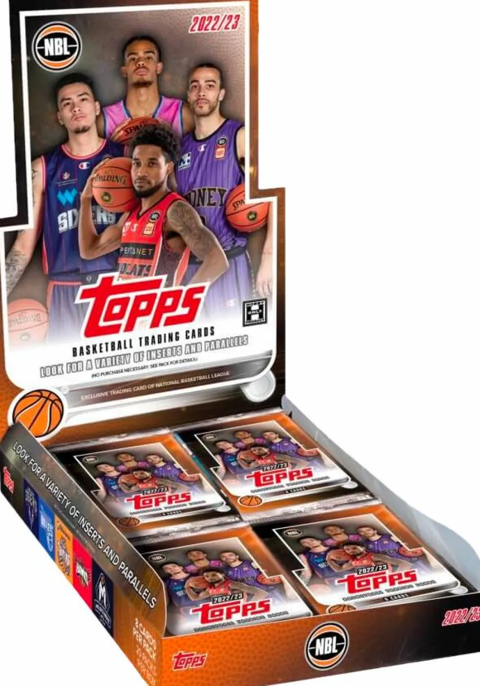 NBL Basketball - 2022/23 Topps Basketball Trading Cards Hobby Box (Display of 20)
