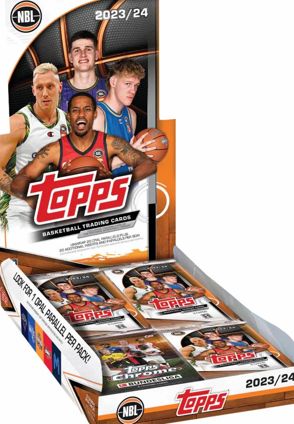 NBL Basketball - 2023/24 Topps Basketball Trading Cards Box (Display of 20)