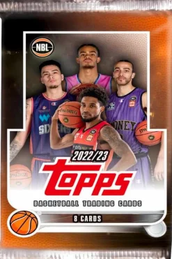 NBL Basketball - 2022/23 Topps Basketball Trading Cards Hobby Pack (8 Cards)