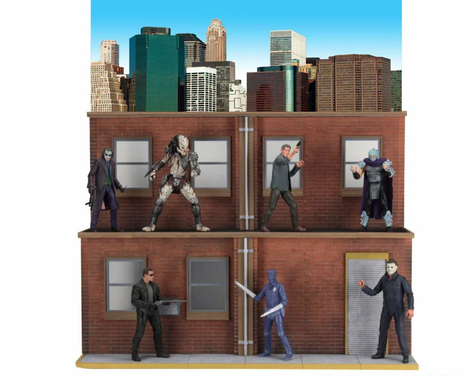 NECA Originals - Street Scene 18” Action Figure Diorama
