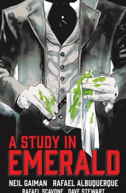Neil Gaiman's A Study In Emerald Hardcover Book