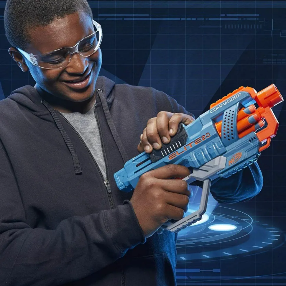 Nerf - 2.0 Commander RD-6 Elite Dart Blaster