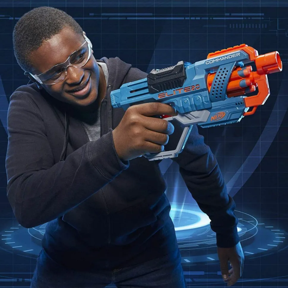 Nerf - 2.0 Commander RD-6 Elite Dart Blaster