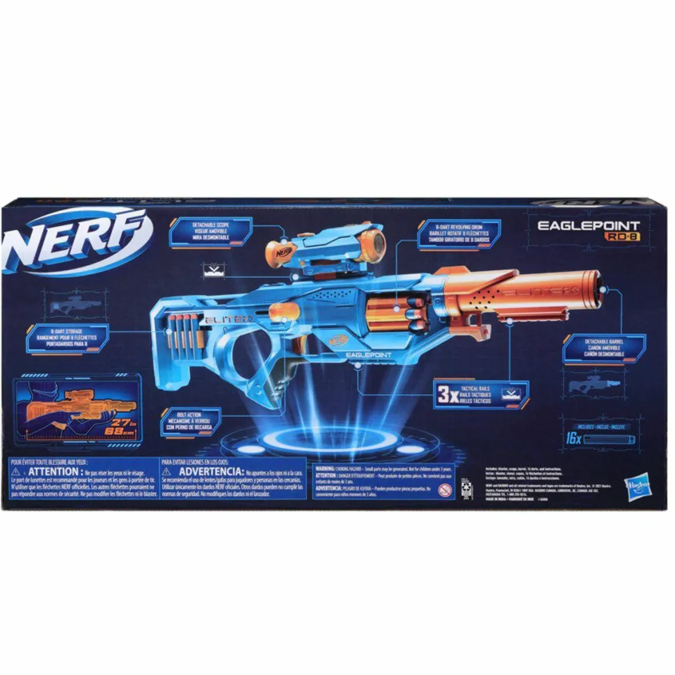 Nerf - Elite 2.0 Eaglepoint RD-8 Dart Blaster