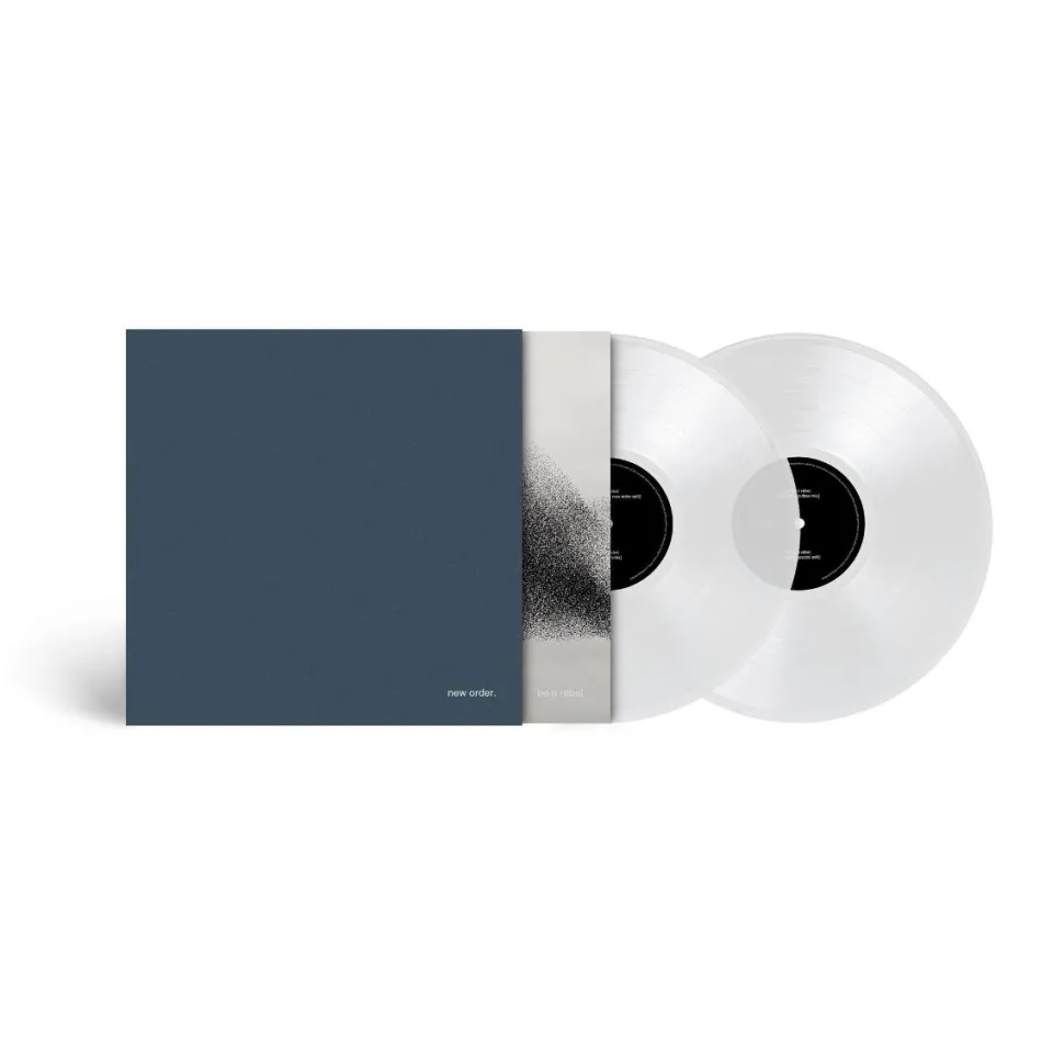 New Order - Be A Rebel Remixes 2xLP Vinyl Record (Clear Vinyl)