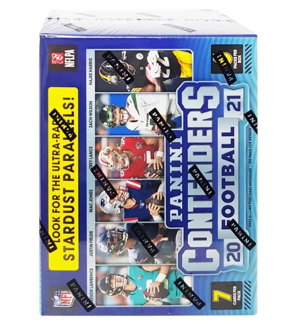 NFL Football - 2020/21 Panini Contenders Football Trading Cards Hobby Blaster Box (6 Packs / 42 Cards)