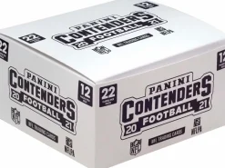 NFL Football - 2020/21 Panini Contenders Football Trading Cards Hobby Fat Pack Box (Display of 12)