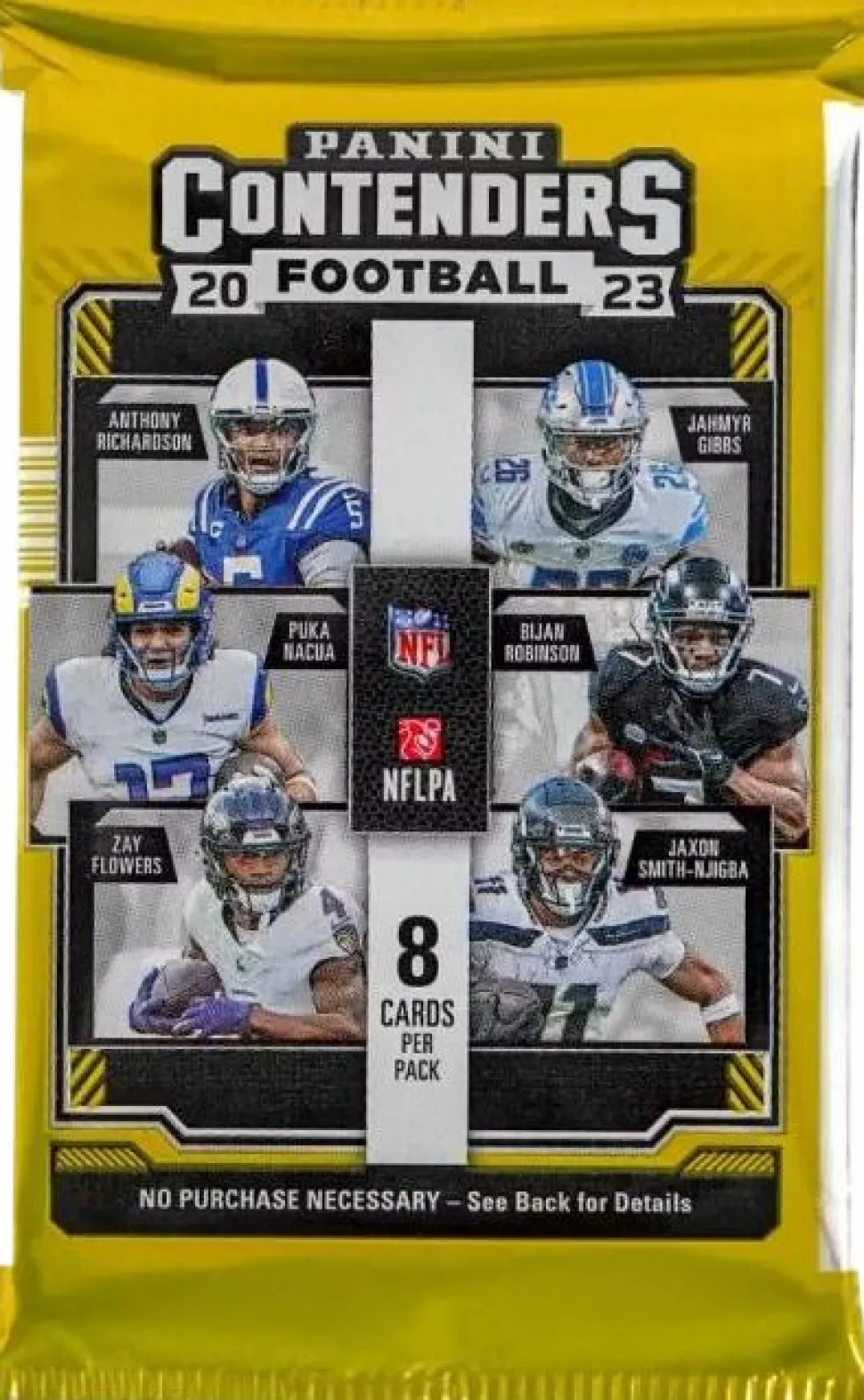 NFL Football - 2023 Panini Contenders Football Trading Cards Hobby Pack (8 Cards)