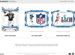 NFL Football - 2023 Panini Flawless Football Trading Cards Hobby Box (Display of 1)