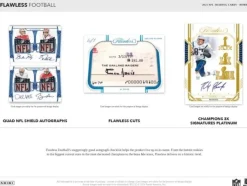 NFL Football - 2023 Panini Flawless Football Trading Cards Hobby Box (Display of 1)