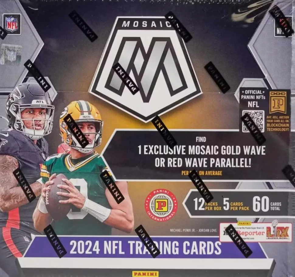 NFL Football - 2024 Panini Mosaic Football International Trading Cards Hobby Box (Display of 12)