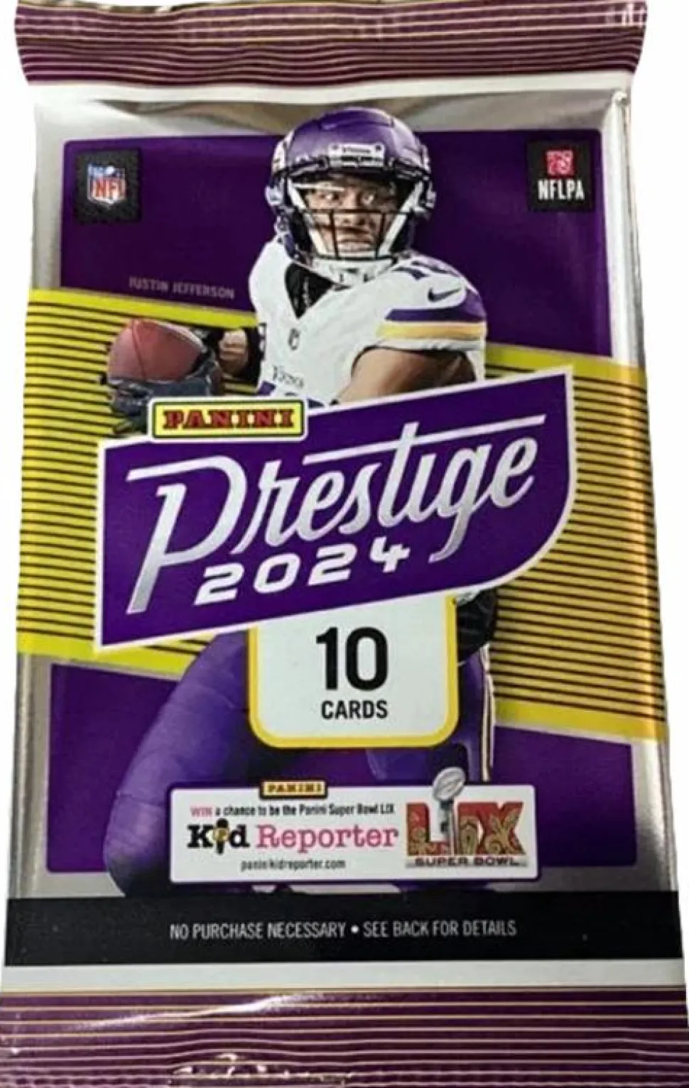 NFL Football - 2024 Panini Prestige Football Trading Cards Retail Booster Pack (10 Cards)