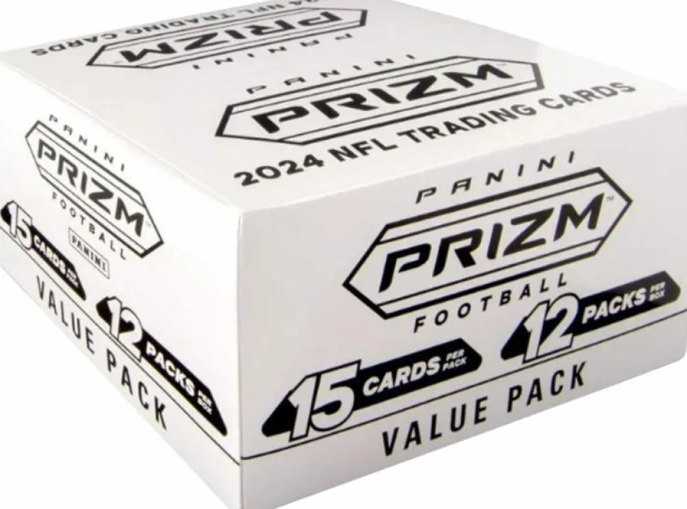 NFL Football - 2024 Panini Prizm Football Trading Cards Fat Pack Box (Display of 12)