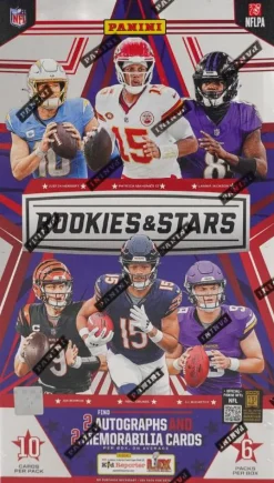 NFL Football - 2024 Panini Rookies & Stars Football Trading Cards Hobby Box (Display of 6)