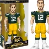 NFL Football - Aaron Rodgers Green Bay Packers 12” Gold Premium Vinyl Figure