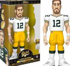 NFL Football - Aaron Rodgers Green Bay Packers 12” Gold Premium Vinyl Figure
