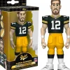 NFL Football - Aaron Rodgers Green Bay Packers 5” Gold Premium Vinyl Figure