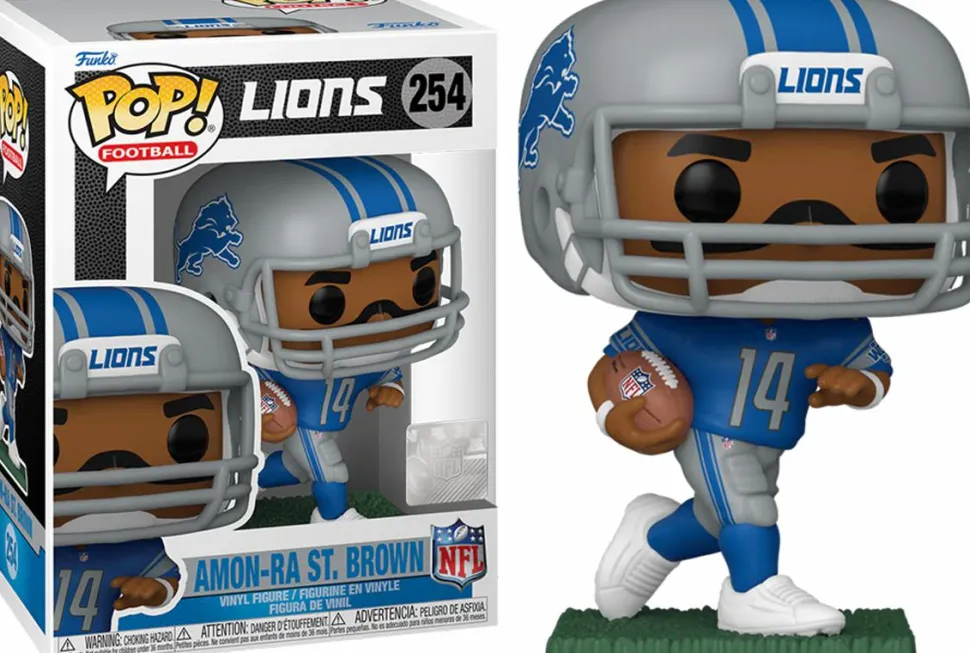 NFL Football - Amon-Ra St. Brown Detroit Lions Pop! Vinyl Figure