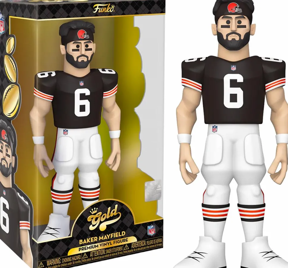 NFL Football - Baker Mayfield Cleveland Browns 12" Gold Premium Vinyl Figure