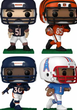 NFL Football - End Zone Elites Pop! Vinyl Bundle (Set of 4)