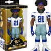 NFL: Football - Ezekiel Elliott Dallas Cowboys 5" Gold Premium Vinyl Figure