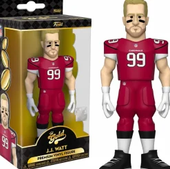NFL Football - J.J. Watt Houston Texans 5" Gold Premium Vinyl Figure