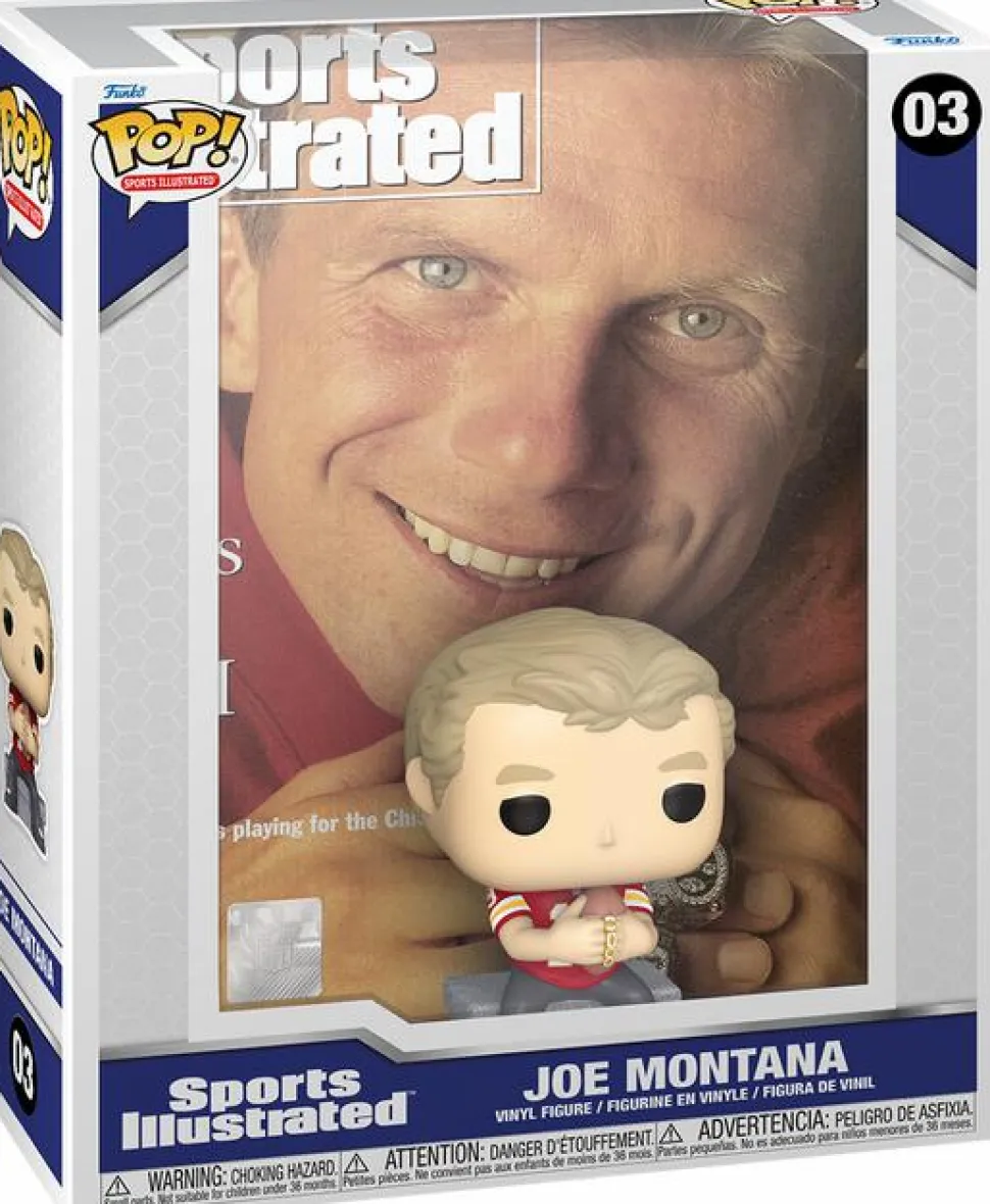 NFL Football - Joe Montana Sports Illustrated Pop! Magazine Cover Vinyl Figure