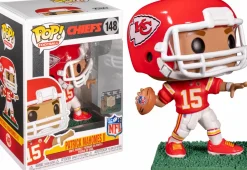 NFL Football - Patrick Mahomes Kansas City Chiefs with Helmet Pop! Vinyl Figure